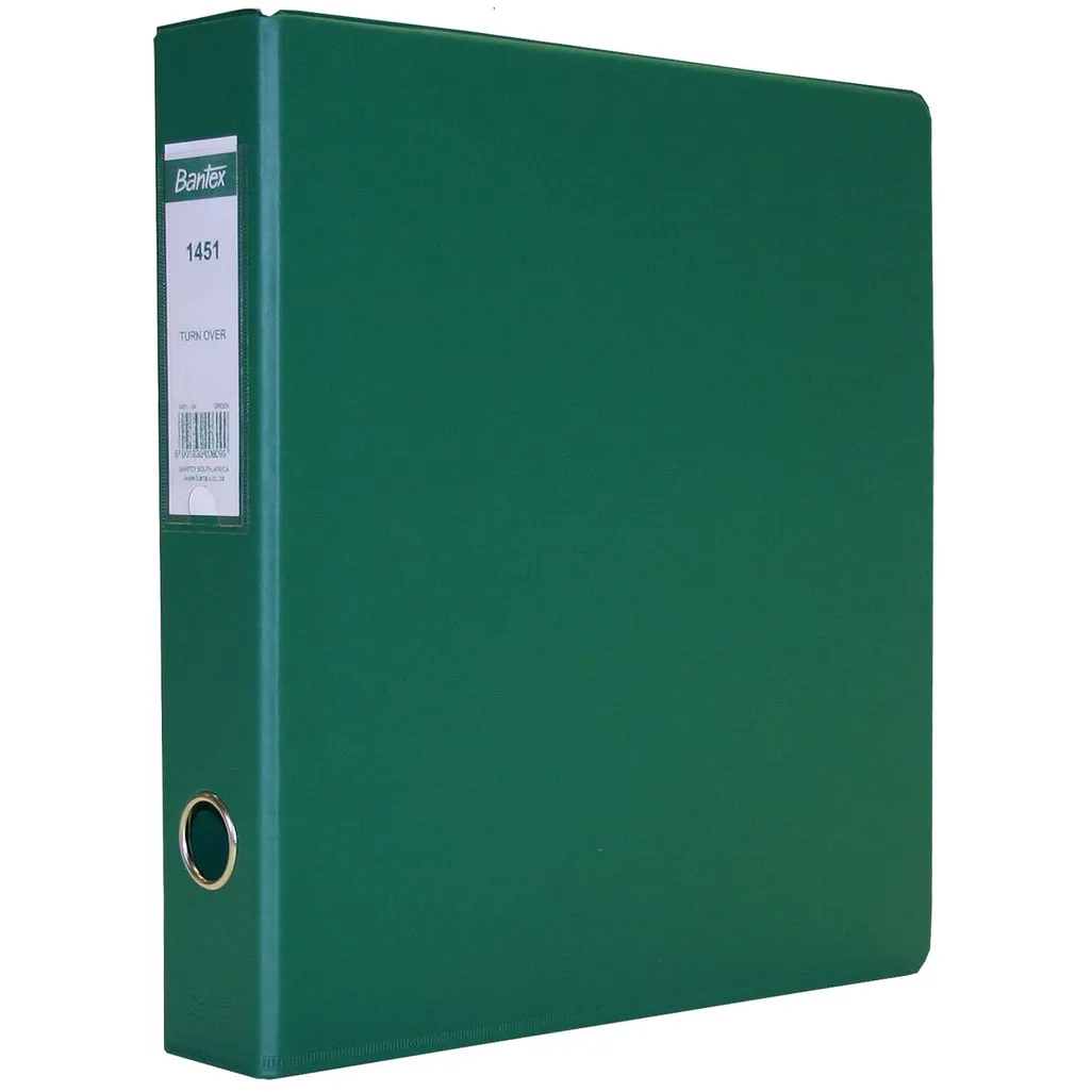 pvc lever arch file - 40mm - green