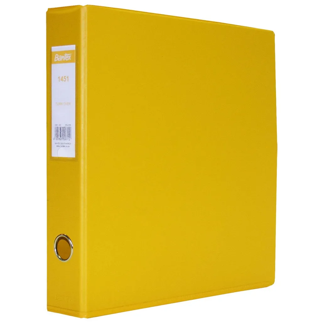 pvc lever arch file - 40mm - yellow