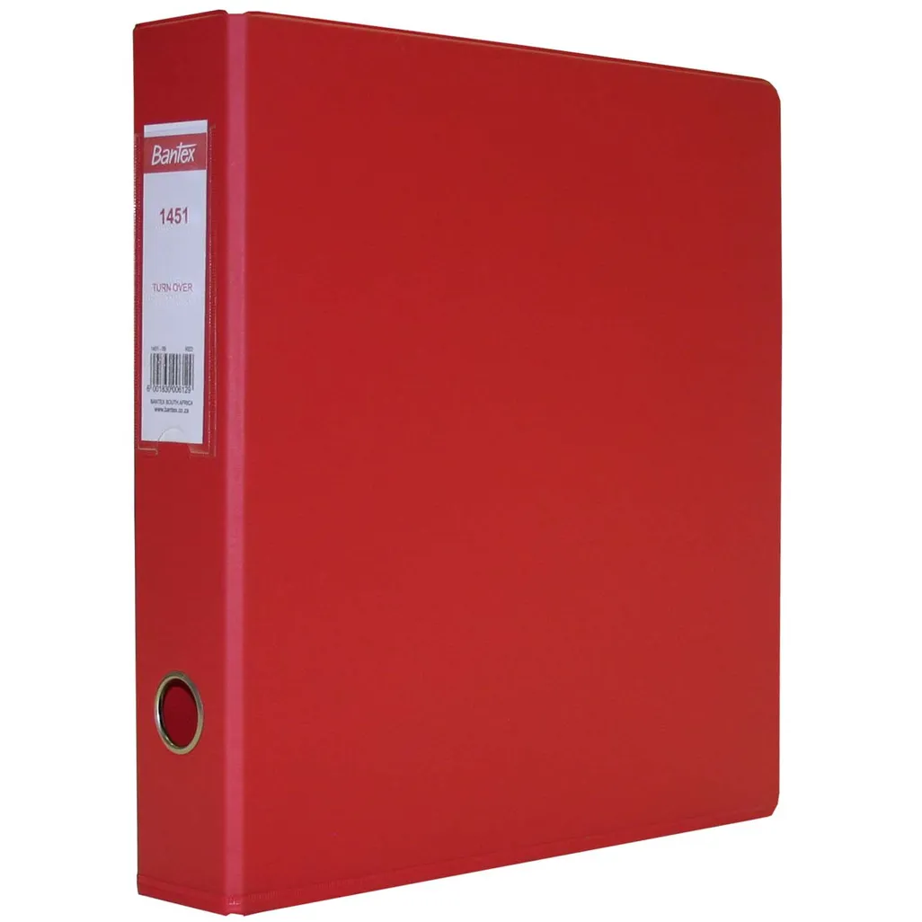pvc lever arch file - 40mm - red