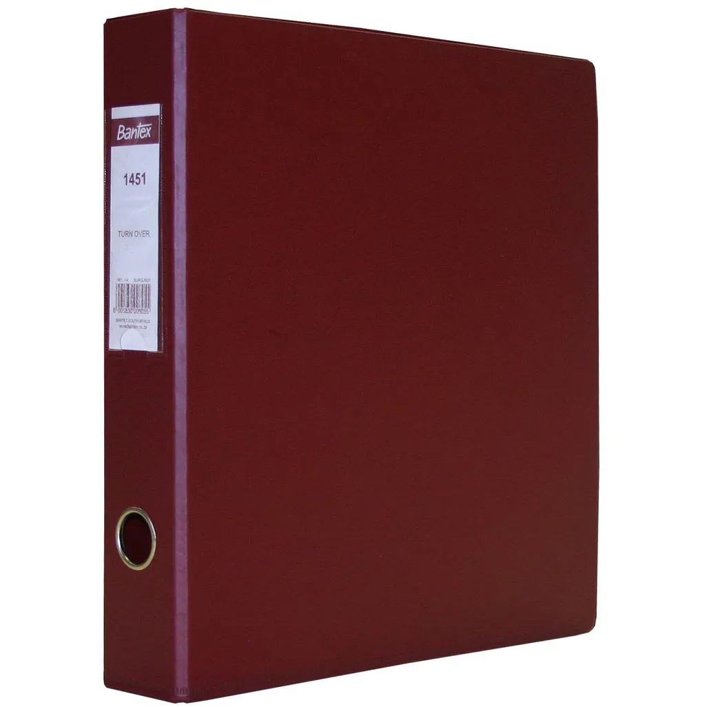pvc lever arch file - 40mm - burgundy