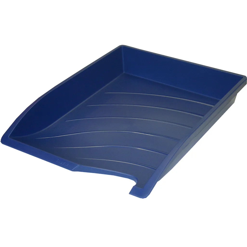 optima letter trays - letter tray - blue