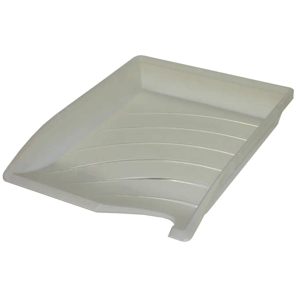 optima letter trays - letter tray - clear