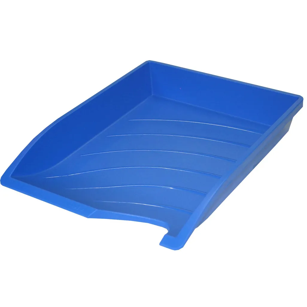 optima letter trays - letter tray - cobalt blue