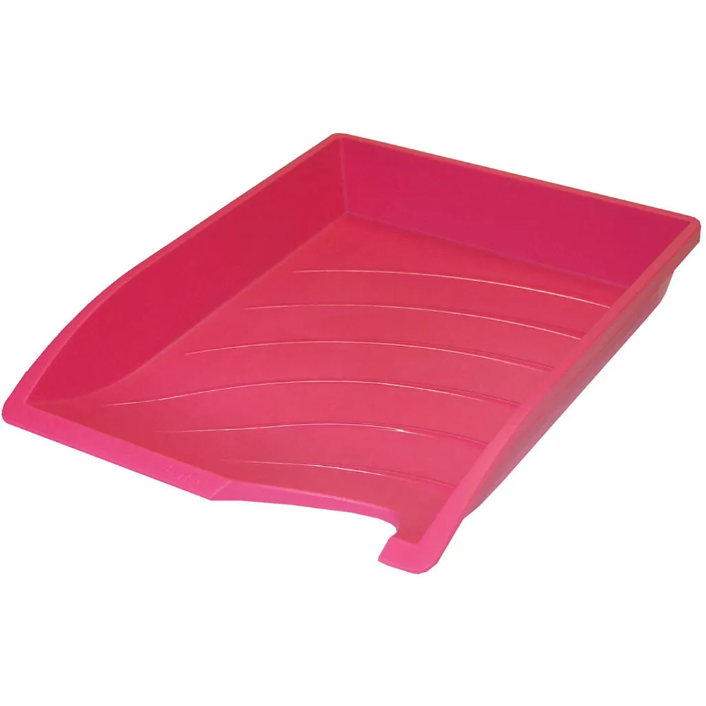 optima letter trays - letter tray - pink