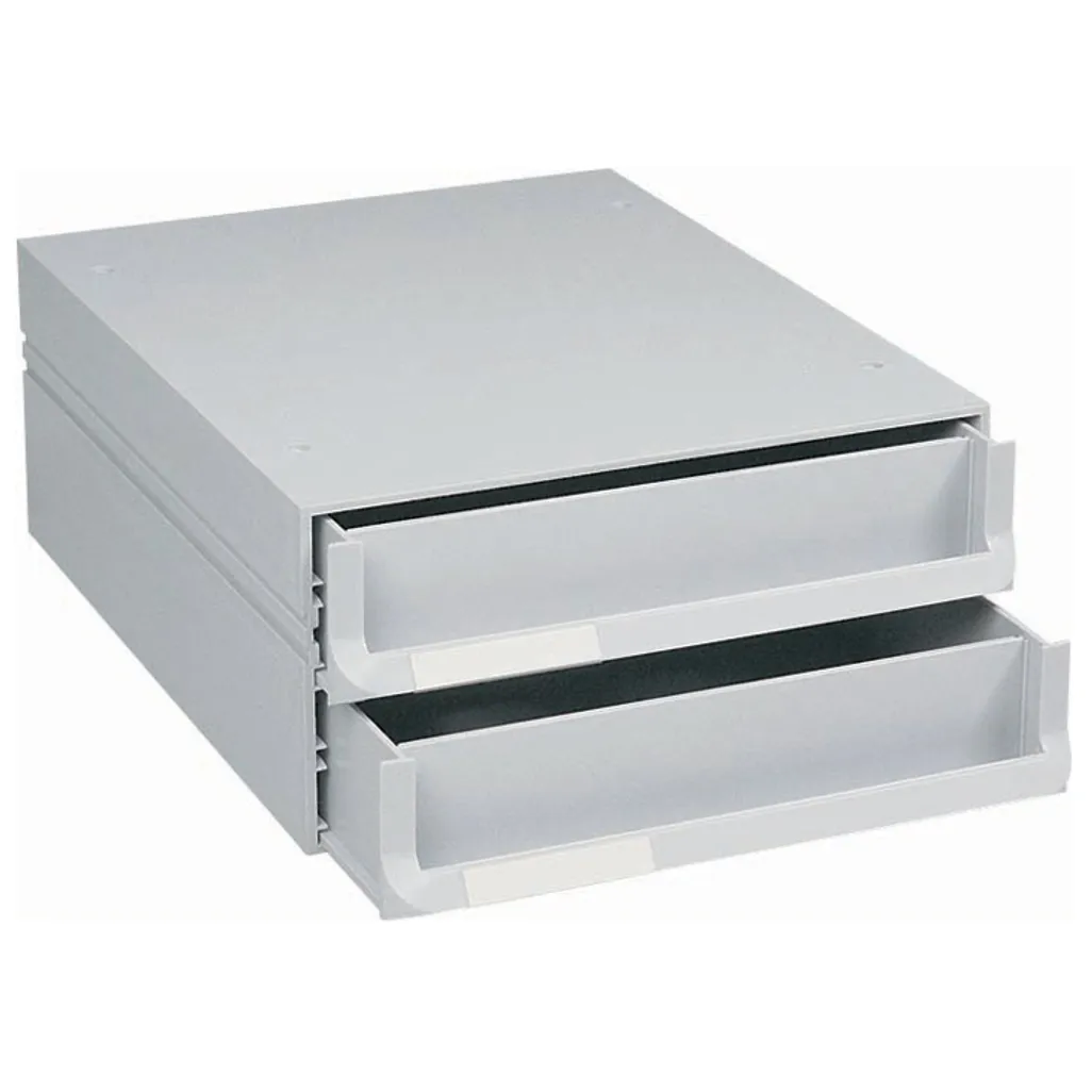 texo drawers - 2 drawer - grey