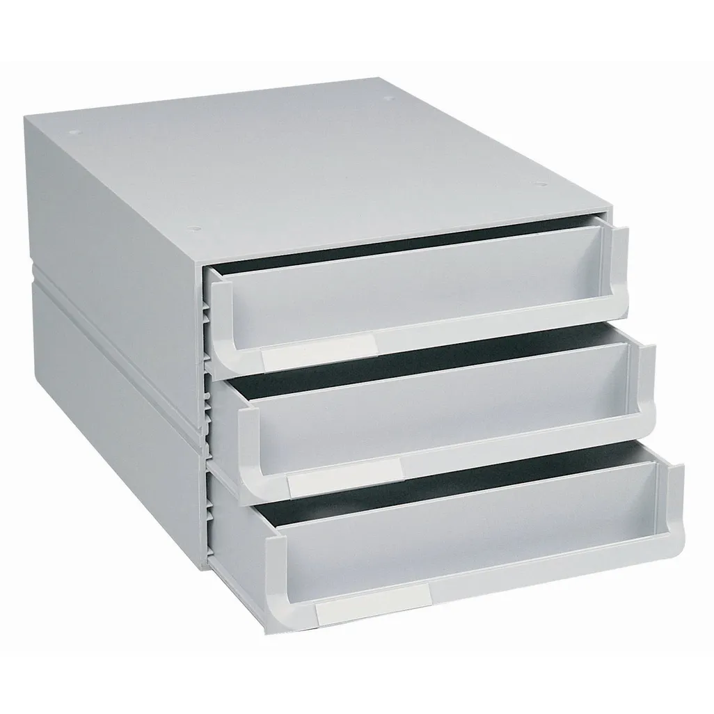 texo drawers - 3 drawer - grey