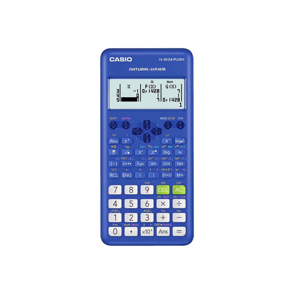 fx82za plus ii scientific calculators - blue