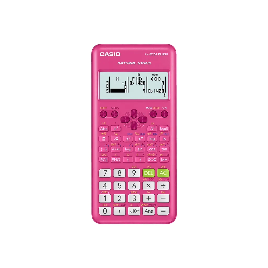 fx82za plus ii scientific calculators - pink