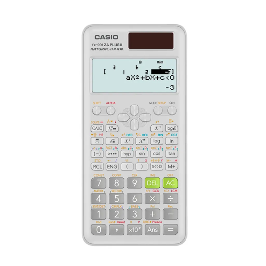 fx991za plus ii scientific calculator - 12-digit