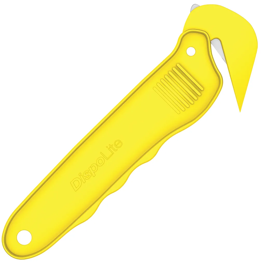safety cutting knife - cutting knife - yellow