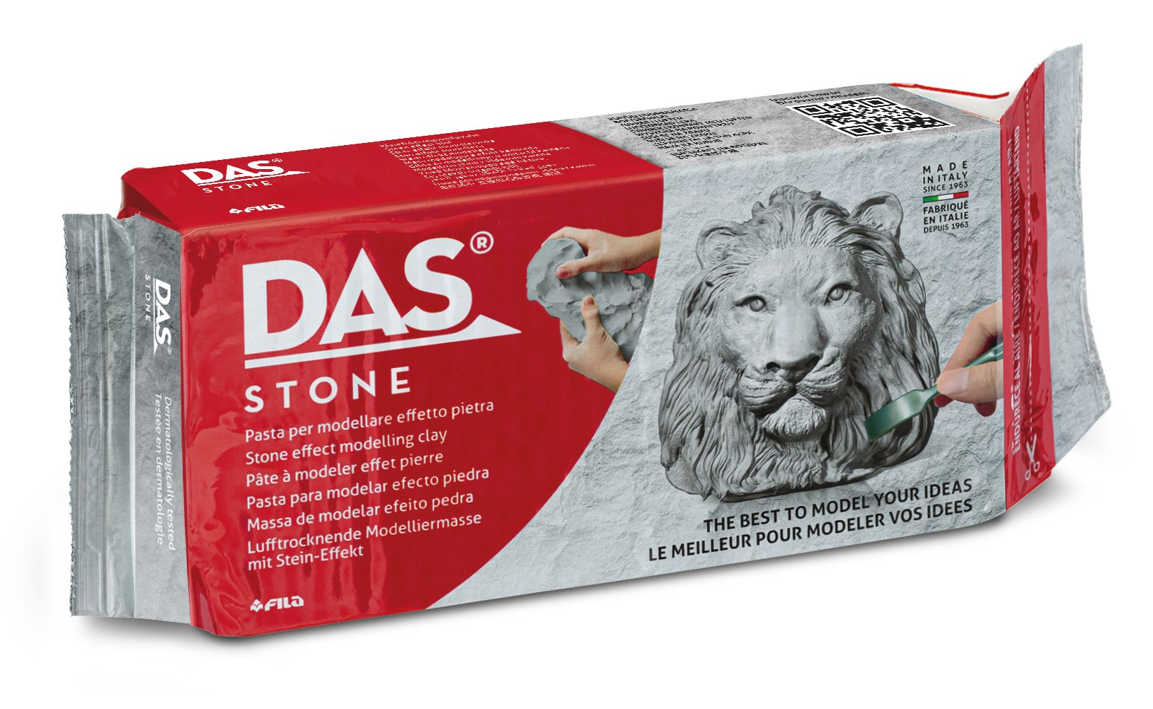 modelling clay & tools 1kg stone Kokstad Office National