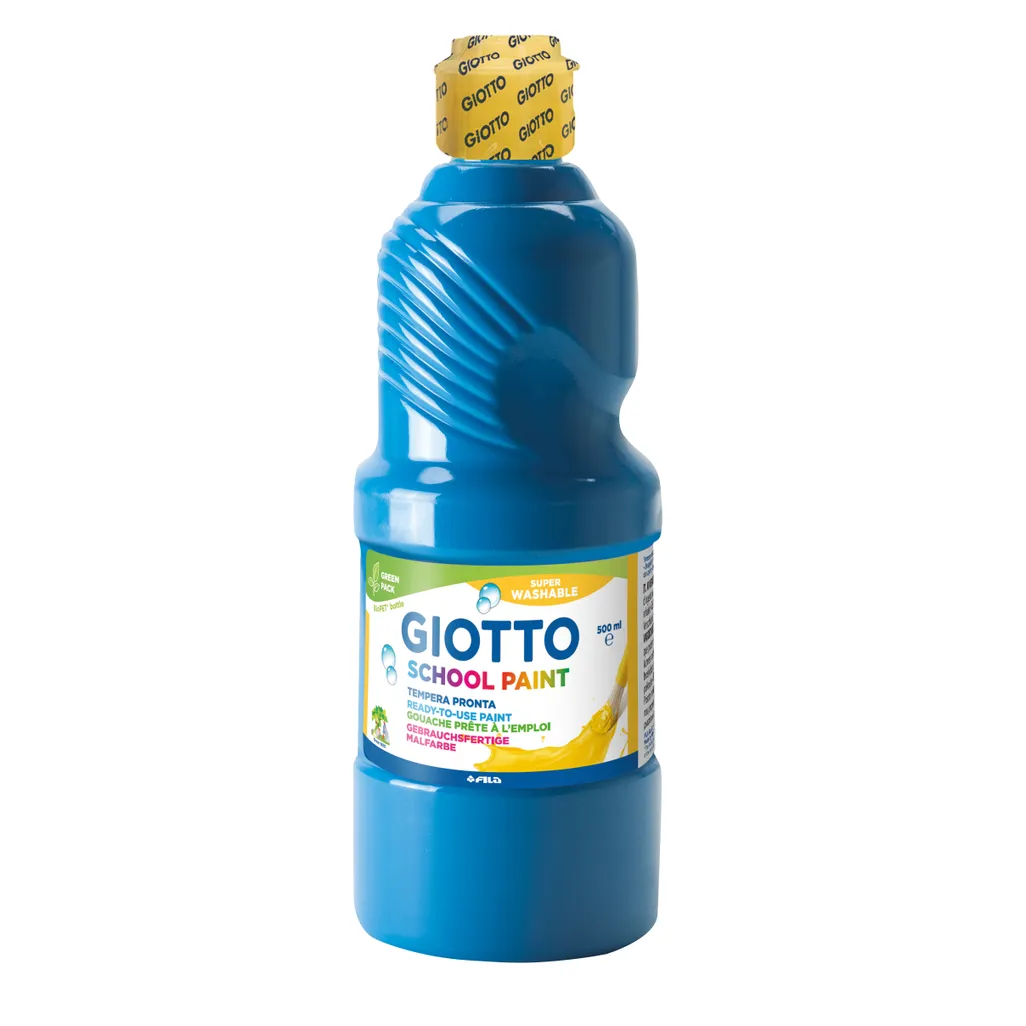 washable paint - 500ml - cyan