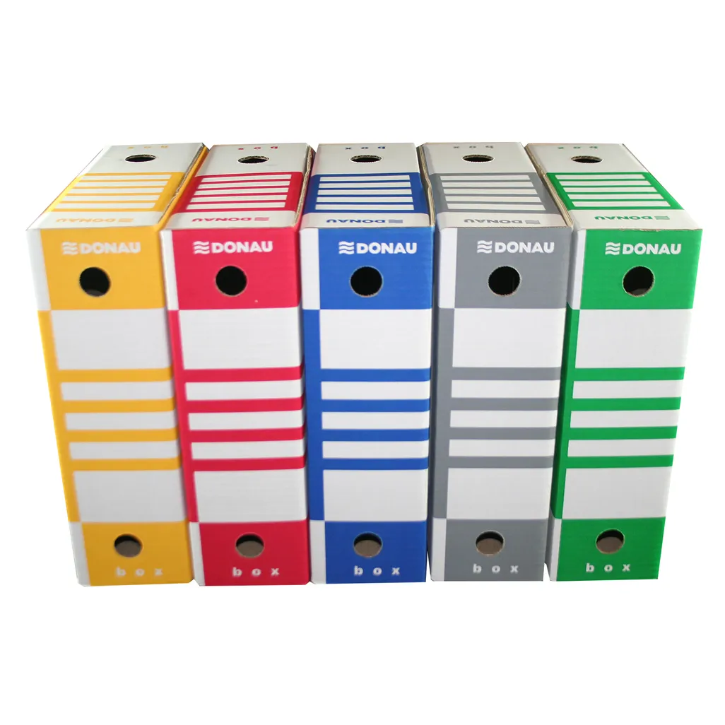 archive filing boxes & box set - filing boxes - assorted - 5 pack