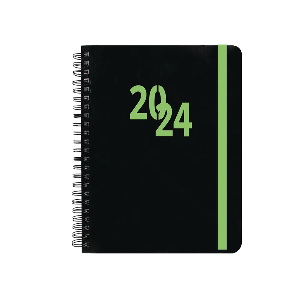 wiro bound diaries - a5 - green