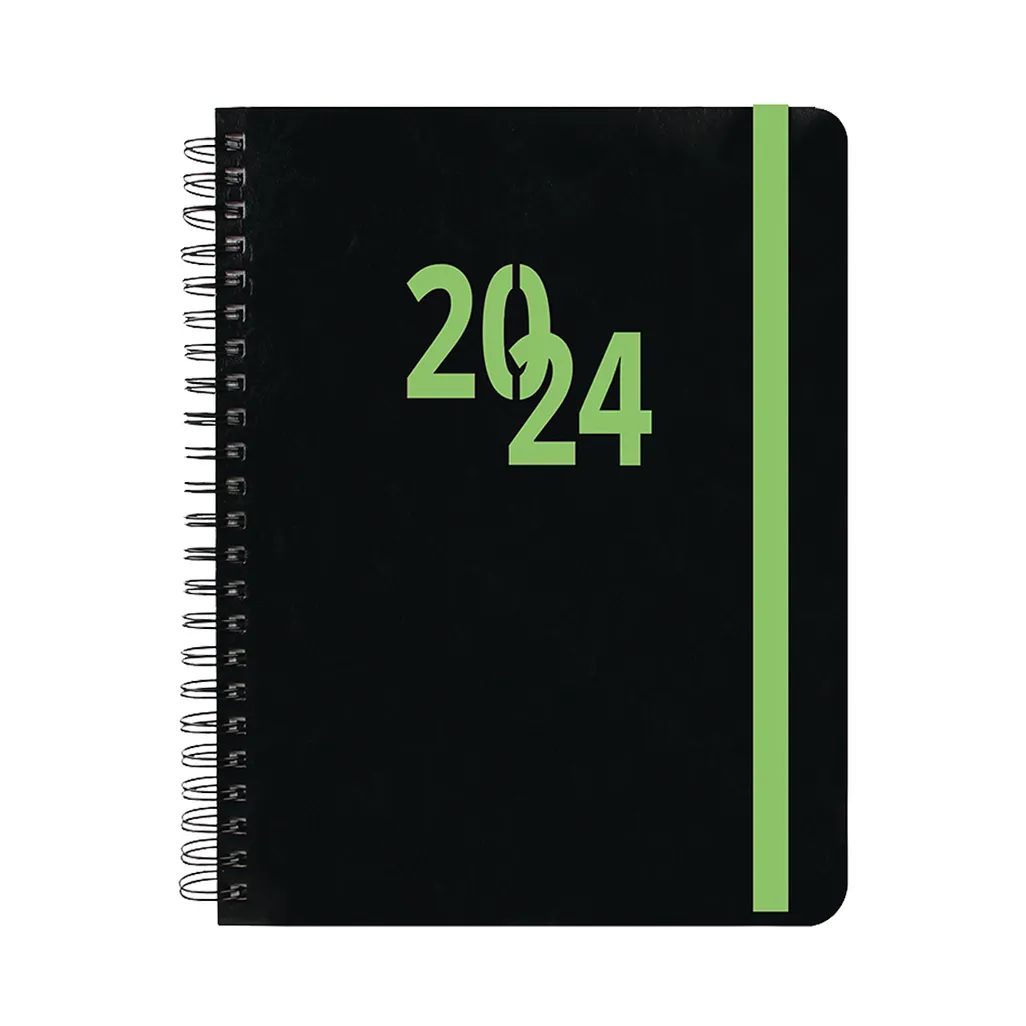 wiro bound diaries - a4 - green