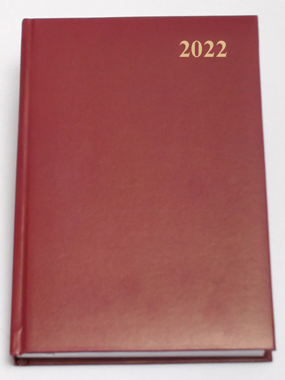 2024 regency diaries a5 pageaday burgundy Folio Office National