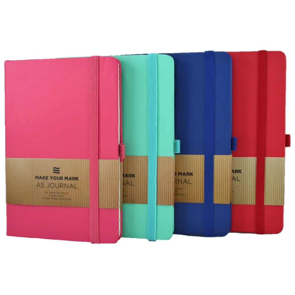 a5 notebooks/journals - 192 page - red