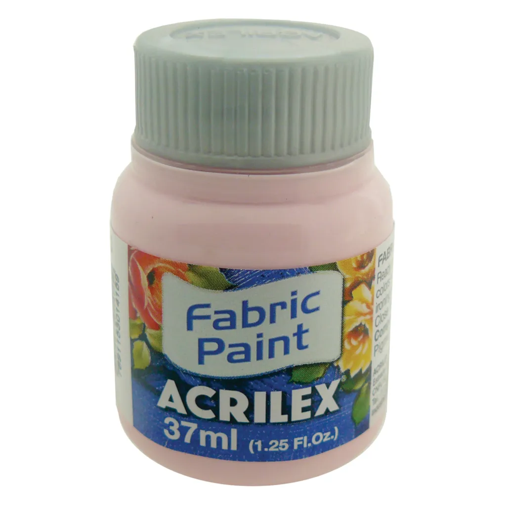 fabric paint - 37ml - baby rose - 6 pack