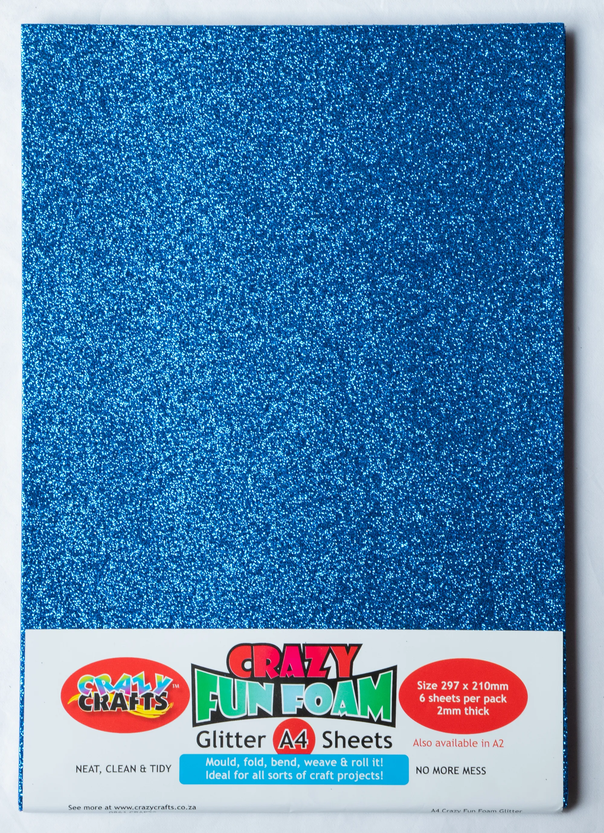 glitter foam sheets a2 dark blue 6 pack Folio Office National