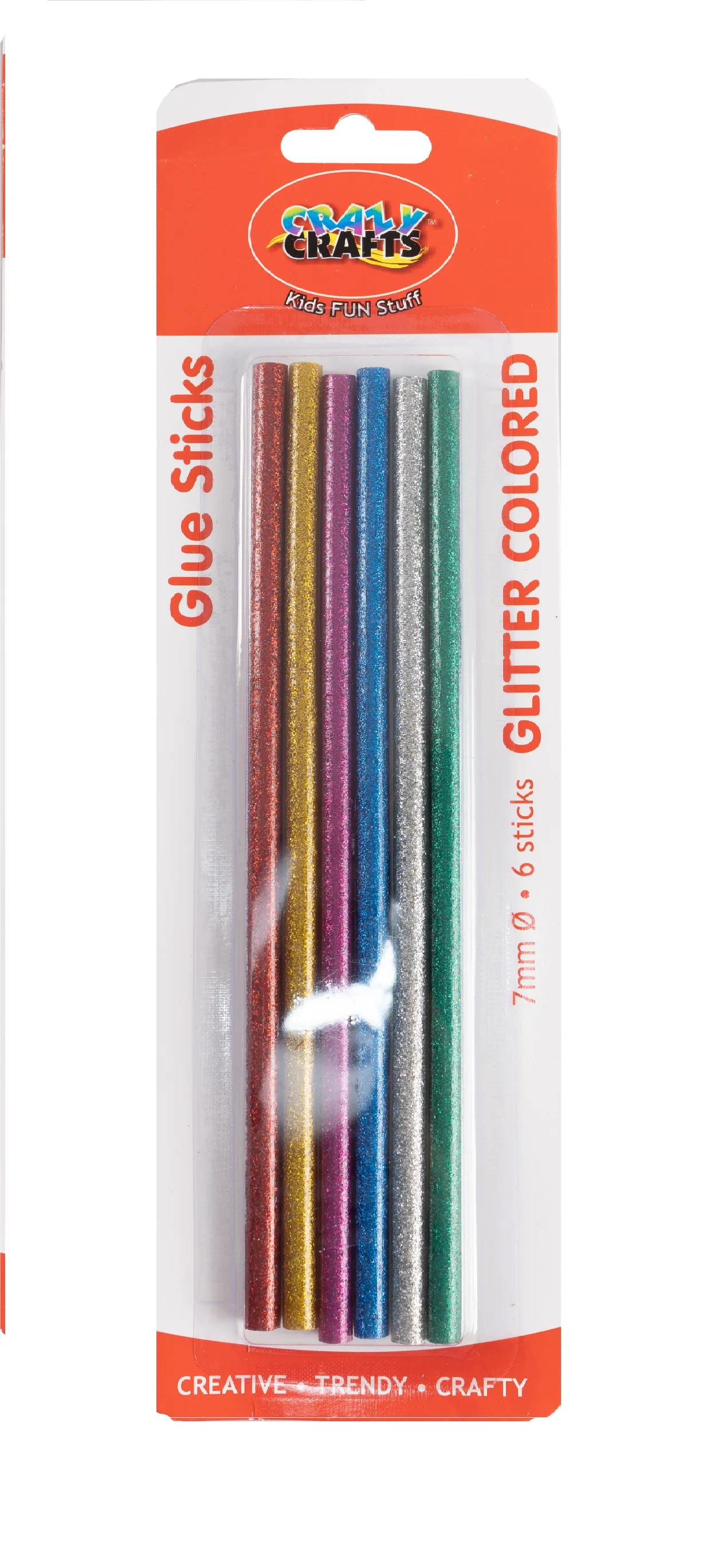 glue sticks for glue gun 7mm x 20cm assorted 6 pack Folio Office