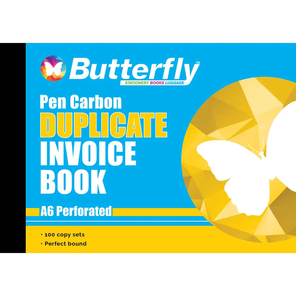 pen carbon books - a6l 100 sets invoice