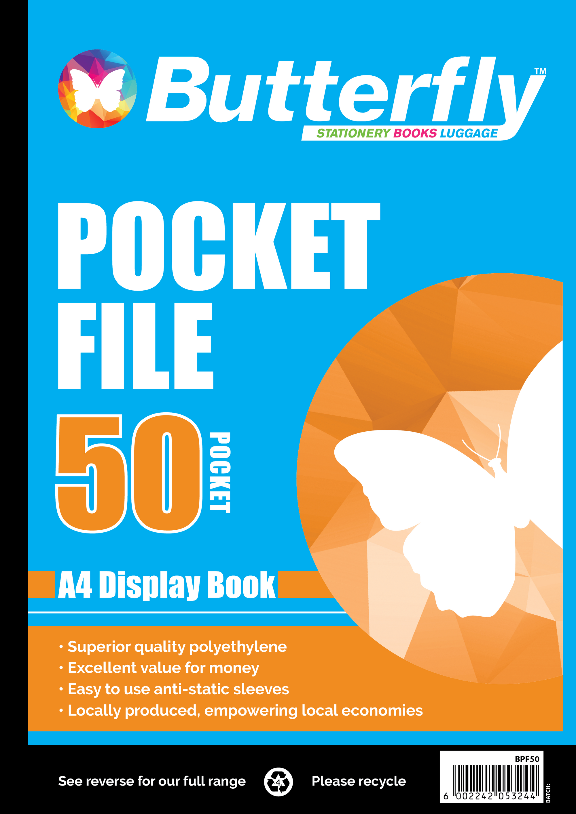display books a4 50 pocket Stationery 4 Africa Office National