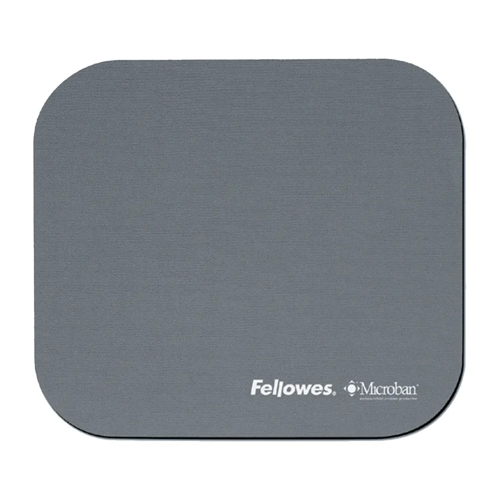mousepads with microban® antibacterial protection - mousepad - silver