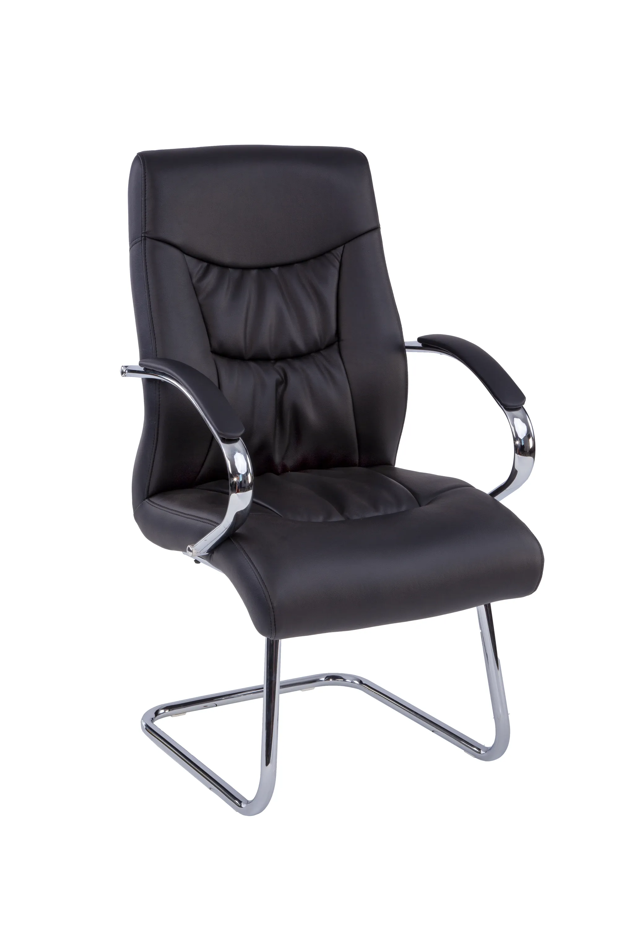 reign visitors chair black leather PMB Office National