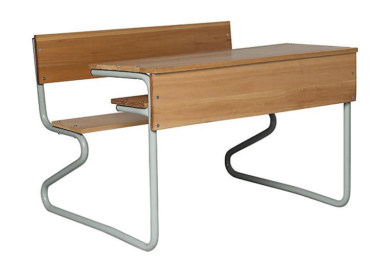 combination desk with shelf double desk 1200 x 450 x 750mm supawood Bojanala Office National