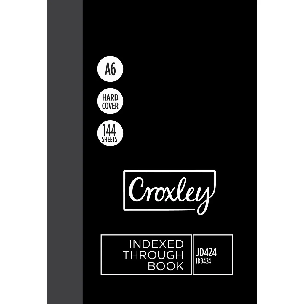 index books - a6 144pg