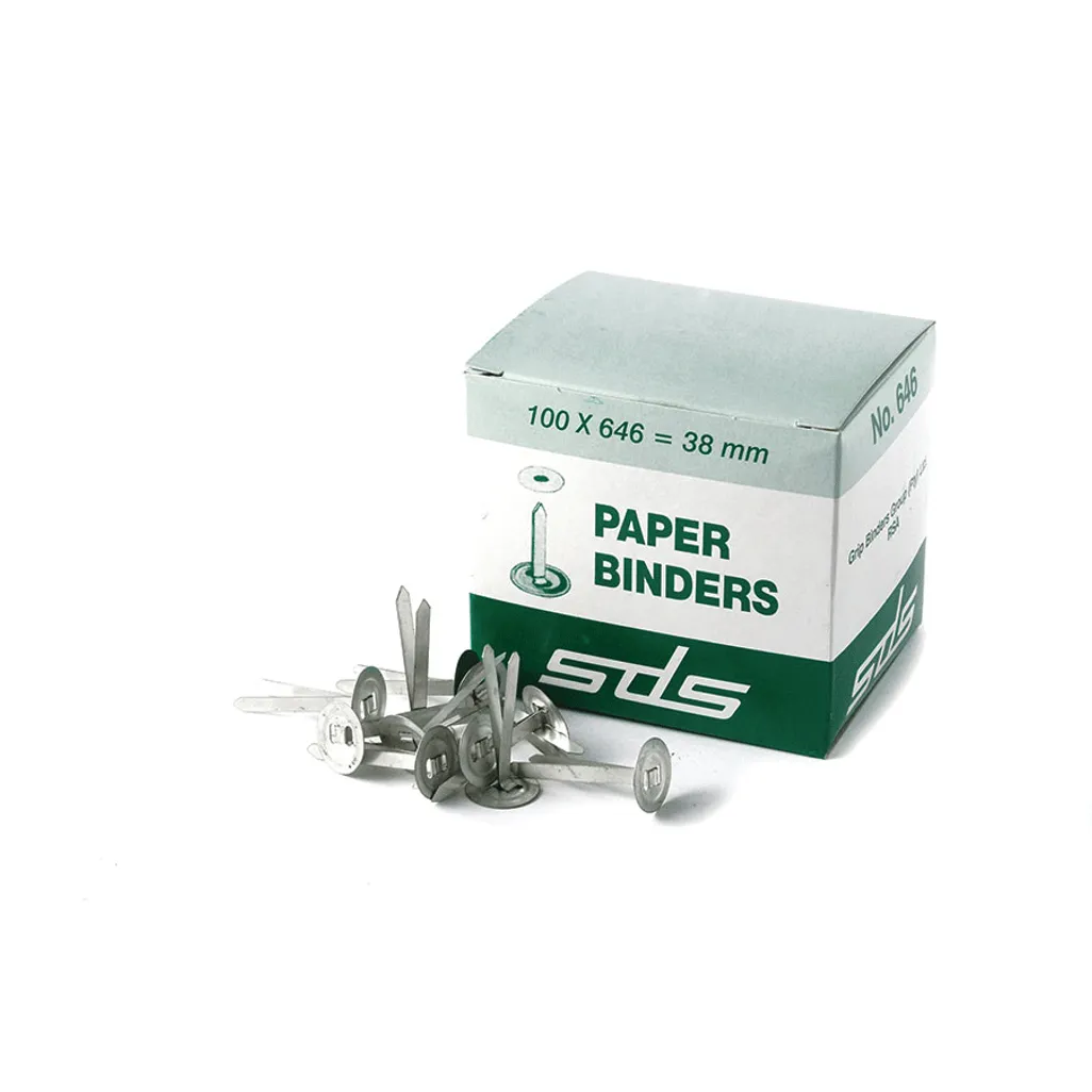 paper binders - 38mm - 100 pack