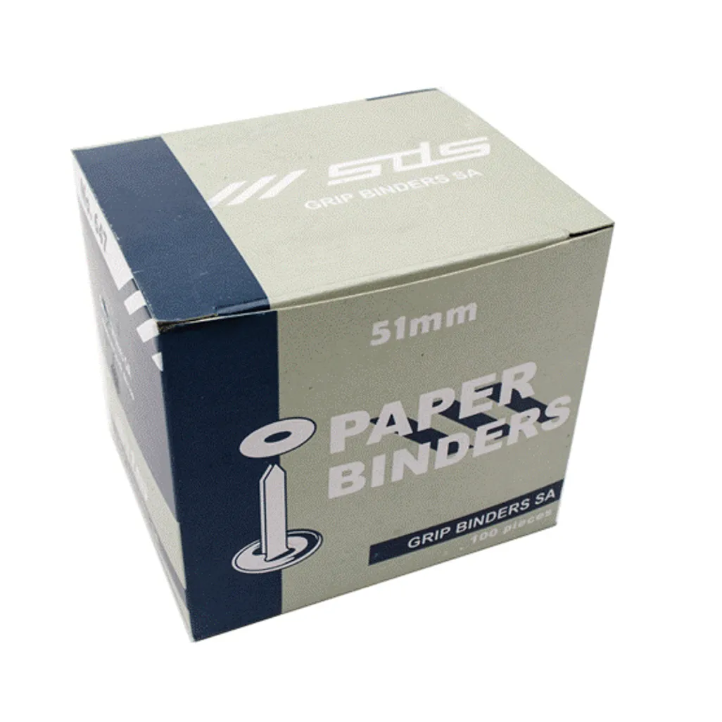 paper binders - 50mm - 100 pack
