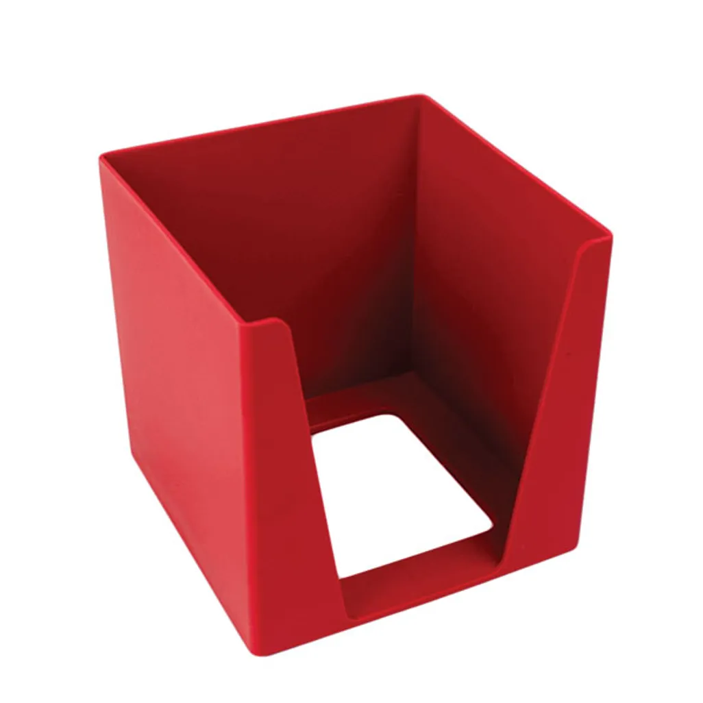 cube holder - 100 x 100 x 100mm - red