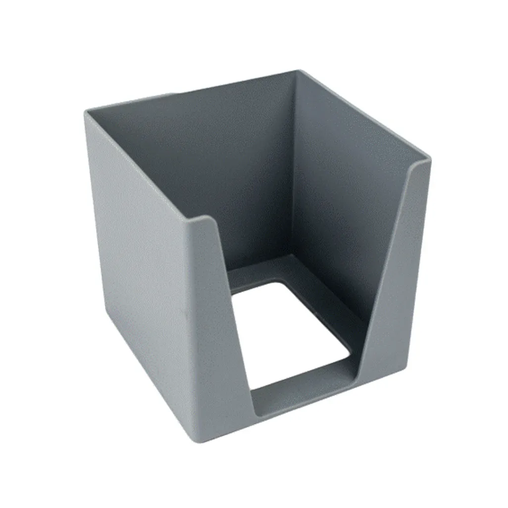 cube holder - 100 x 100 x 100mm - grey