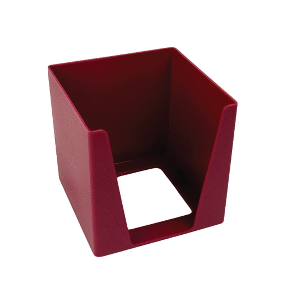 cube holder - 100 x 100 x 100mm - burgundy