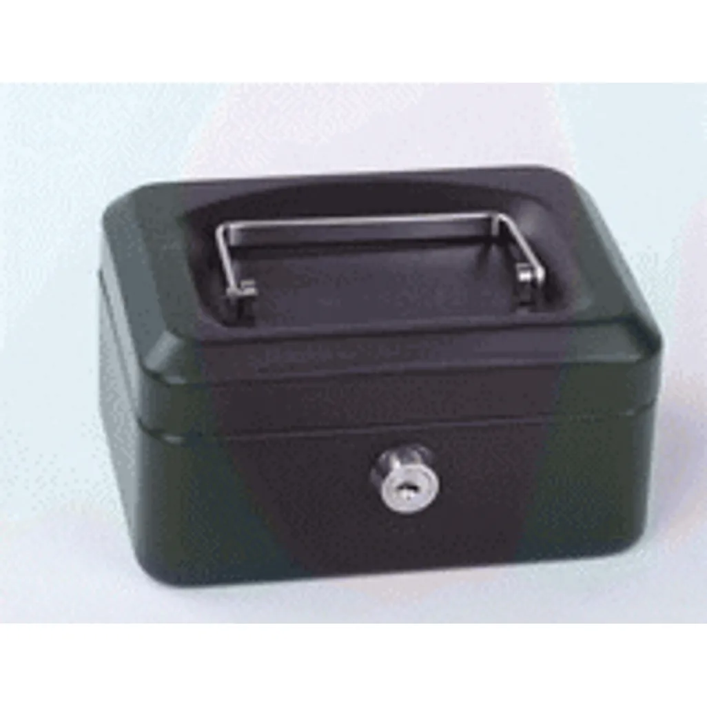 cash boxes - 6 inch / 15cm - black