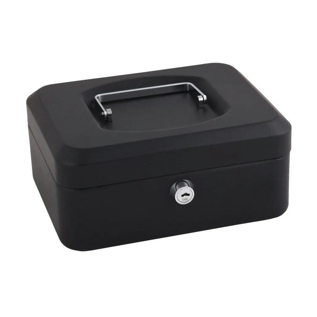 cash boxes - 8 inch / 20cm - black