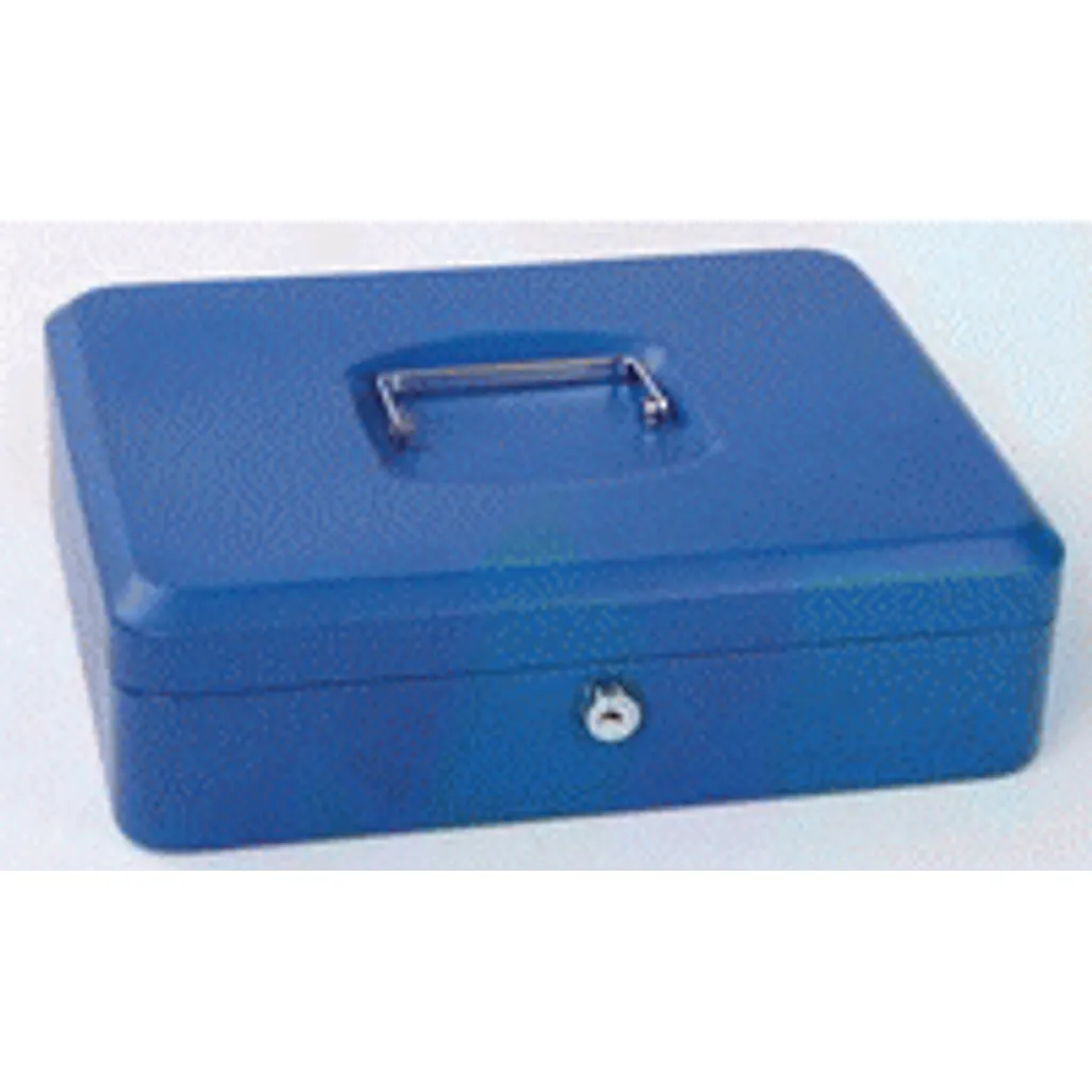 cash boxes - 12 inch / 30cm - blue