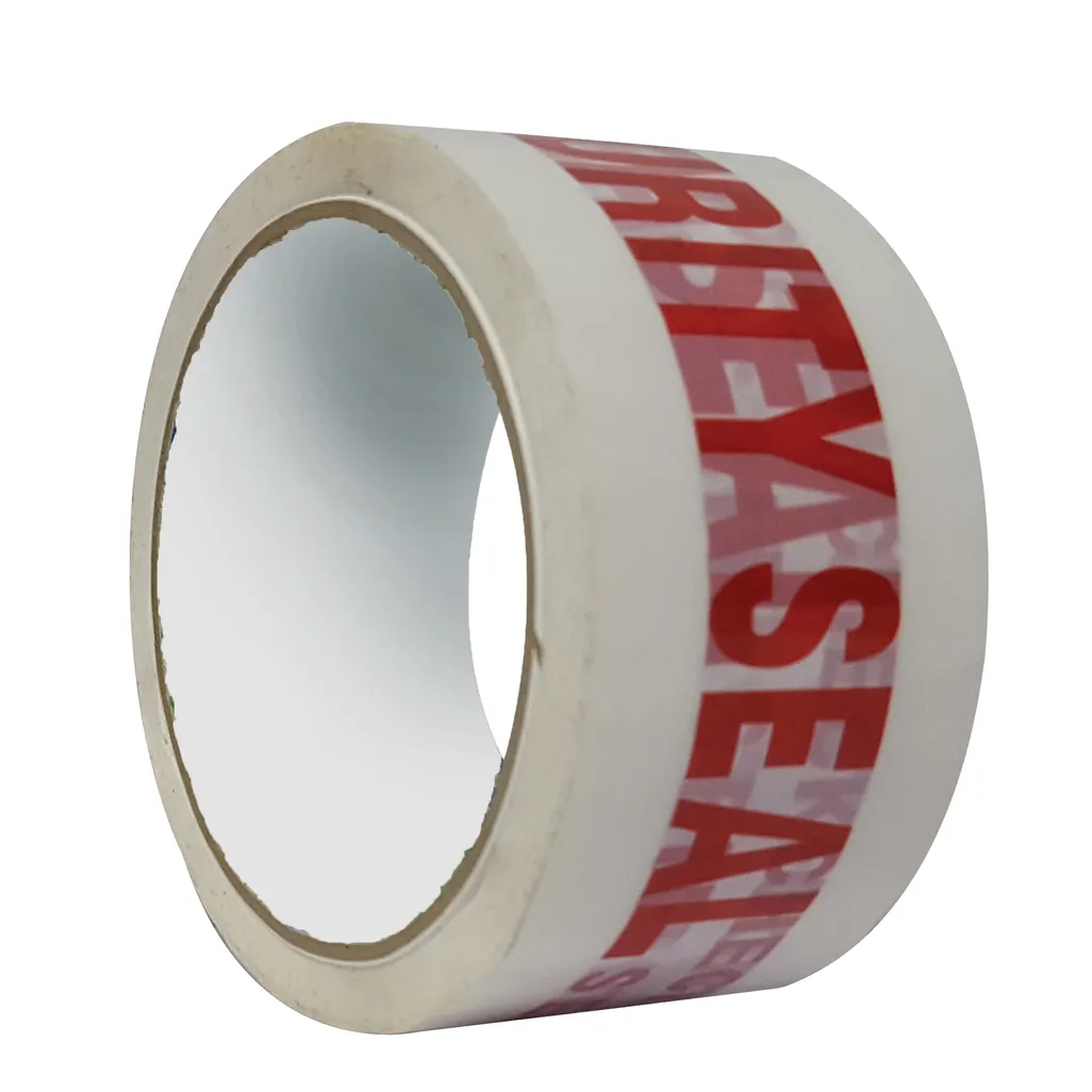 if the seal is broken tape - 48mm x 50m - red on white