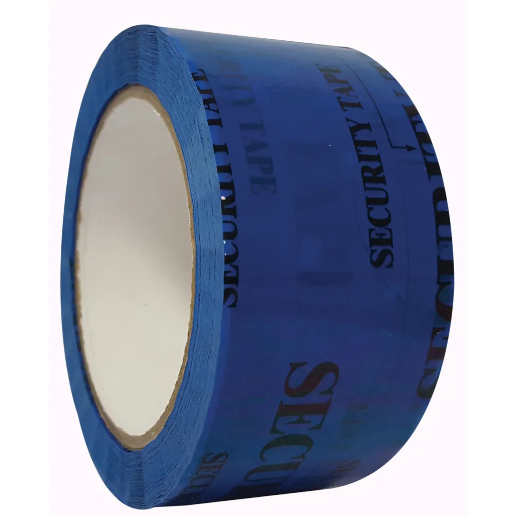 tamper evident tape - 48mm x 50m - blue