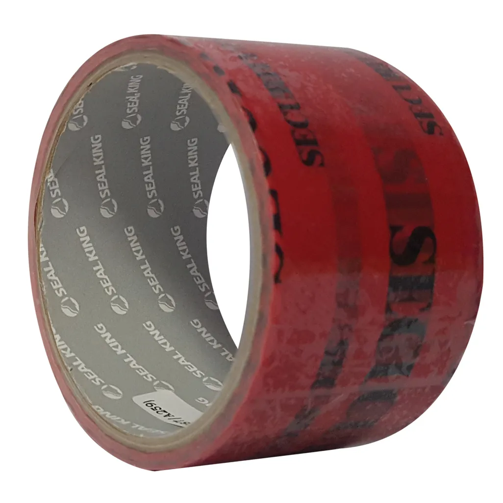 tamper evident tape - 48mm x 50m - red