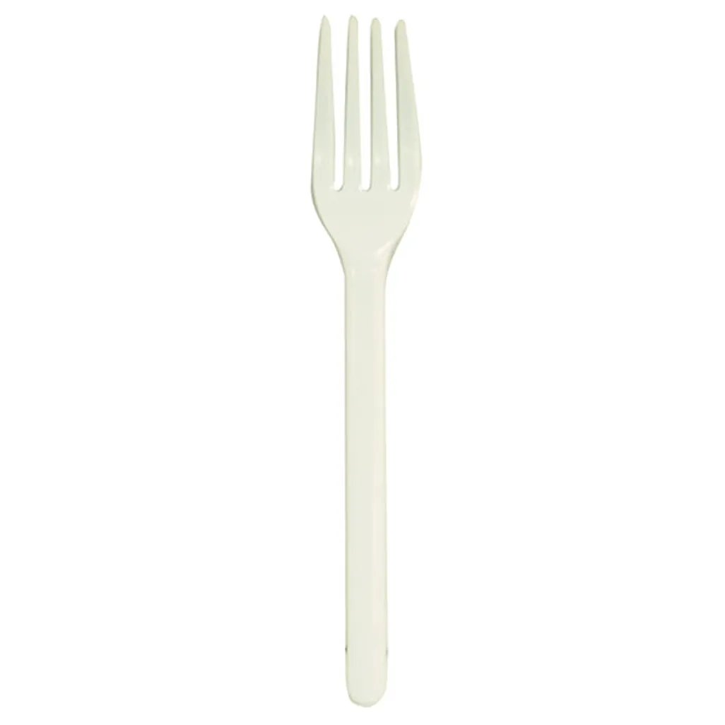 cutlery, serviettes & paper towels - disposable forks white heavy duty - white - 250 pack