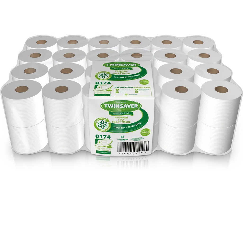bathroom products - 1 ply toilet paper - white - 48 pack