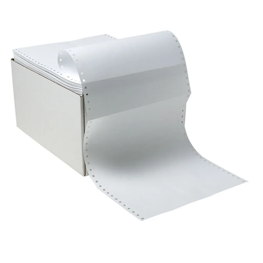 continuous feed paper - 216 x 368mm 1p - white - 2000 pack