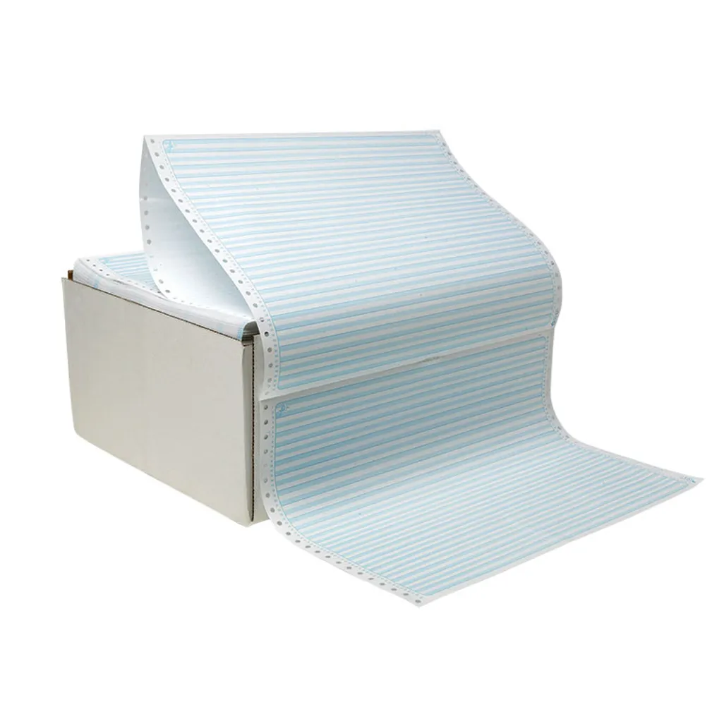 continuous feed paper - 280 x 240mm 1p - blue lines - 2000 pack
