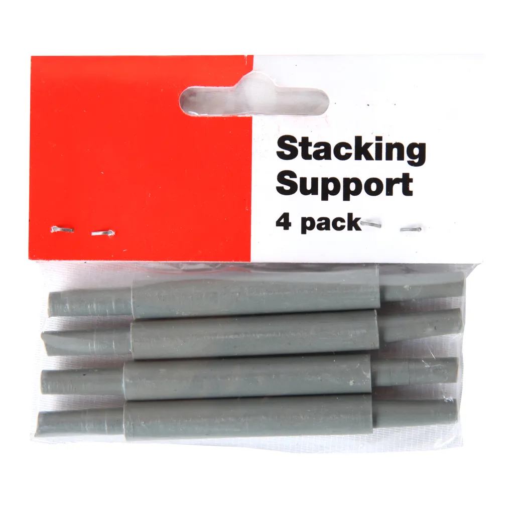 mesh steel desk range - letter tray risers plastic - silver - 4 pack