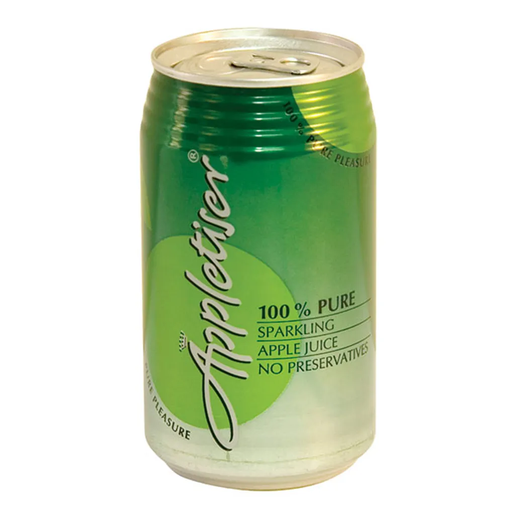canned beverages - appletizer white can 300ml - 6 pack