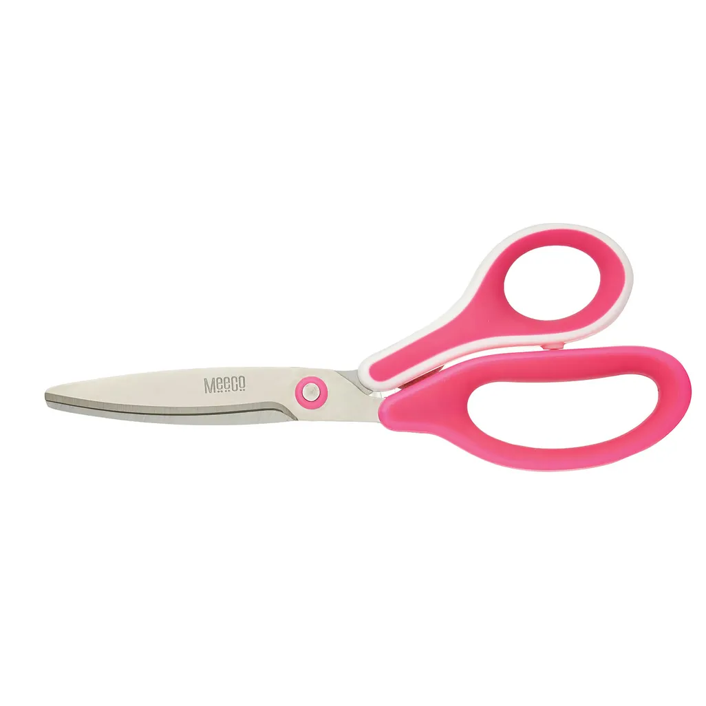executive scissors - 21.2cm - neon pink & white