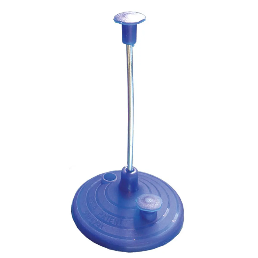 spike file - metal with plastic cap - blue