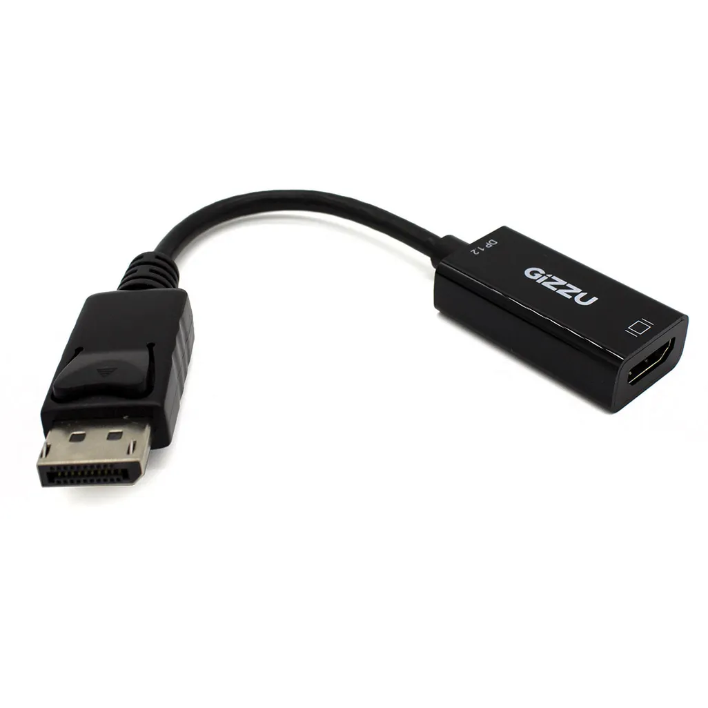 cables - display port to hdmi - black